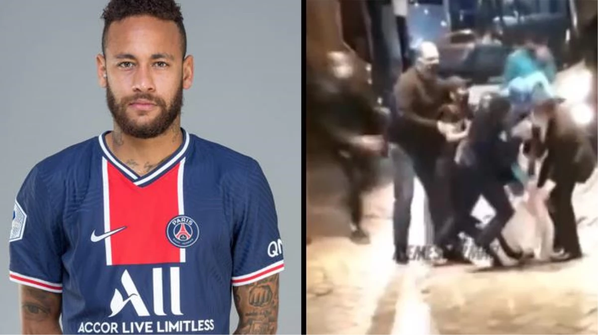 Darp edilip ayakkabılarını çaldırdı! Neymar\'ın zor anları saniye saniye kameralarda