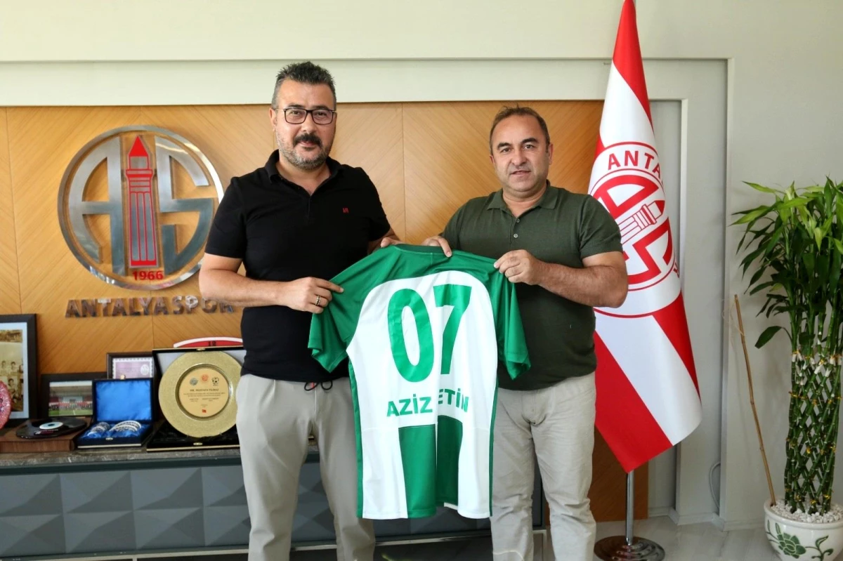 Serik Belediyespor, Antalyaspor Başkanı Çetin\'le bir araya geldi