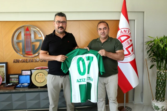 Serik Belediyespor, Antalyaspor Başkanı Çetin'le bir araya geldi