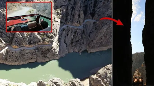 132 yılda tamamlanmıştı! Türkiye'nin en korkunç yolu, adrenalin tutkunlarının adresi oldu 132 yılda tamamlanmıştı! Türkiye'nin en korkunç yolu, adrenalin tutkunlarının adresi oldu