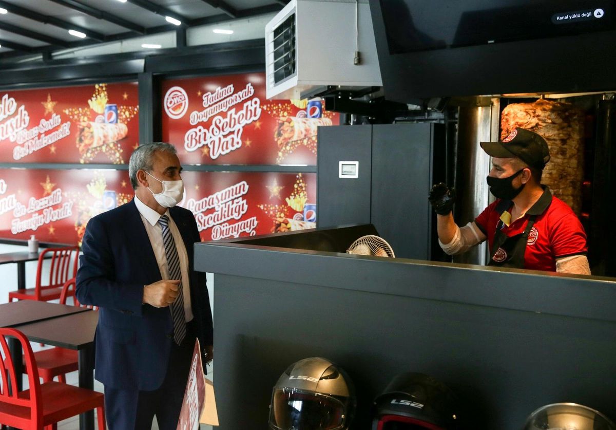 Başkan Işık esnafları ziyaret etti