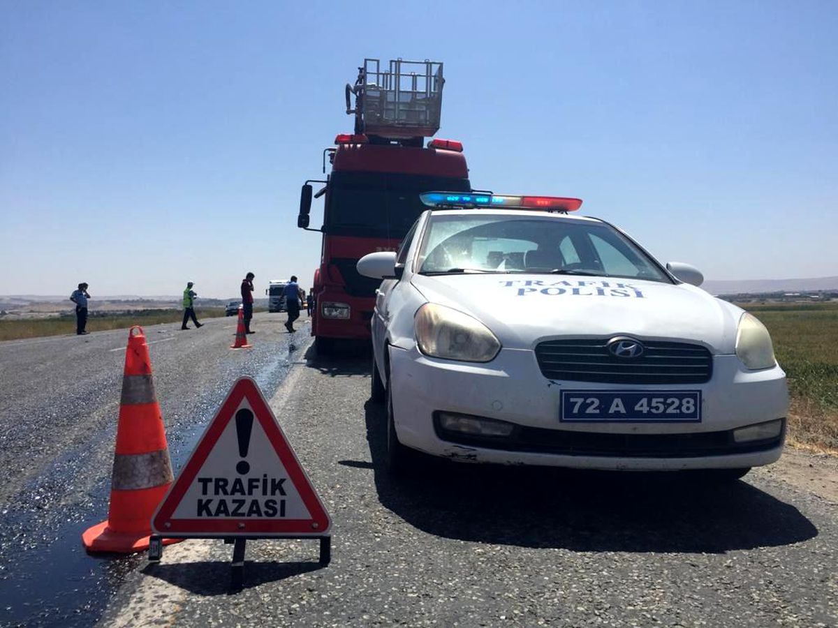 Batman\'da 2020 yılında 2 bin 552 trafik kazası meydana geldi