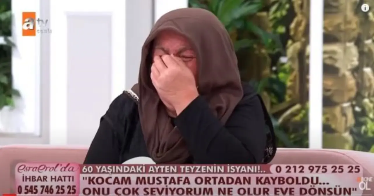 Esra Erol\'u bile hayrete düşüren olay! 60 yaşındaki kadın, kaçan 39 yaşındaki sevgilisi için canlı yayında gözyaşlarını tutamadı