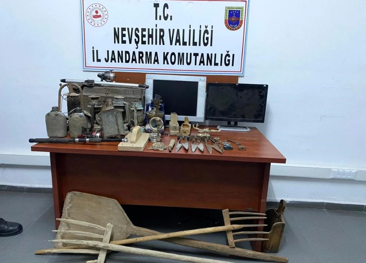 Nevşehir\'de antika hırsızları yakalandı