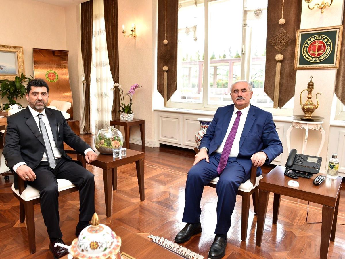 ADÜ Rektörü Aldemir, Yargıtay Birinci Başkanı Mehmet Akarca ile görüştü