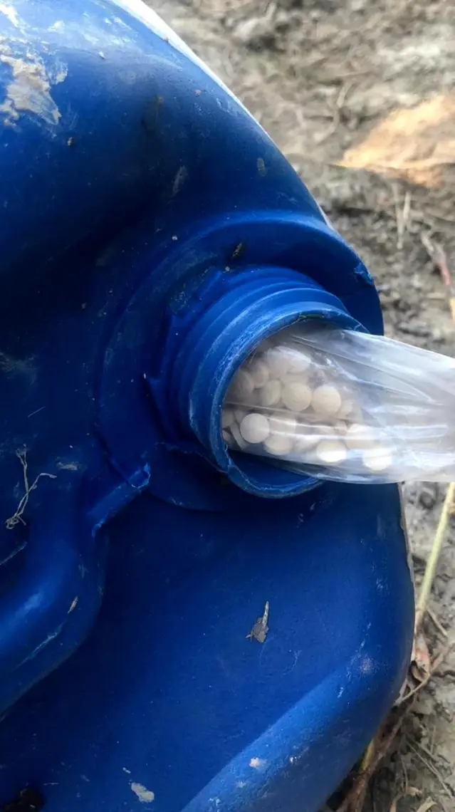 Asi Nehri'nde varille uyuşturucu sevkiyatı Asi Nehri'nde varille uyuşturucu sevkiyatı