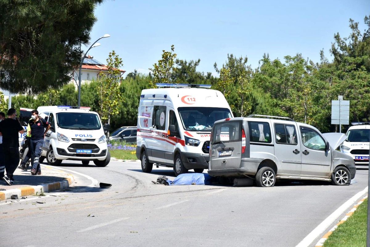 Balıkesir\'de trafik kazası: 1 ölü