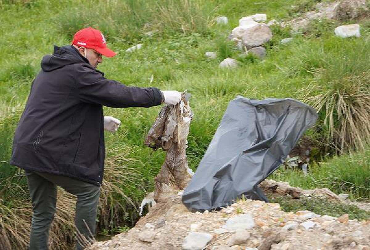 Erciyes\'te, 4,3 ton çöp toplandı