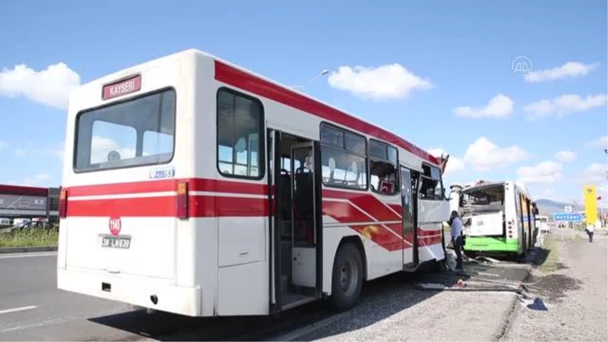 Halk ile belediye otobüsü çarpıştı: 7 yaralı