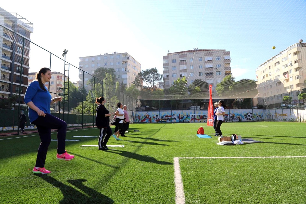 Kartallılar hafta sonuna sporla \'Merhaba\' dedi
