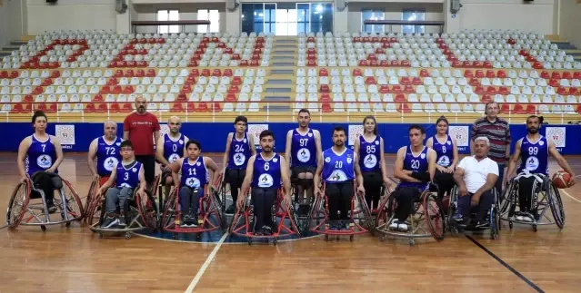 Pamukkale Belediyespor tekerlekli sandalye basketbol takımı lige hazır