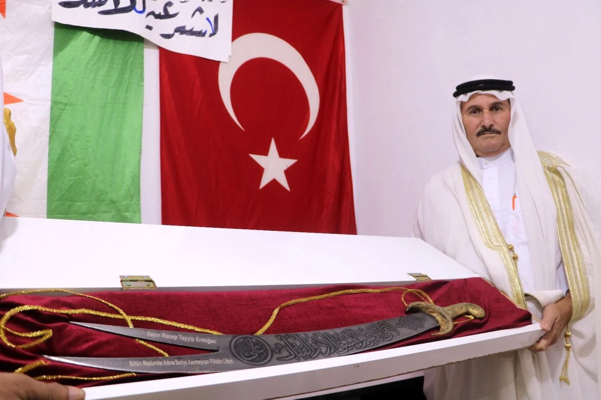 Son dakika haberi | Suriyeli Abraz aşireti, ata yadigarı kılıcı Cumhurbaşkanı Erdoğan\'a hediye etmek istiyor