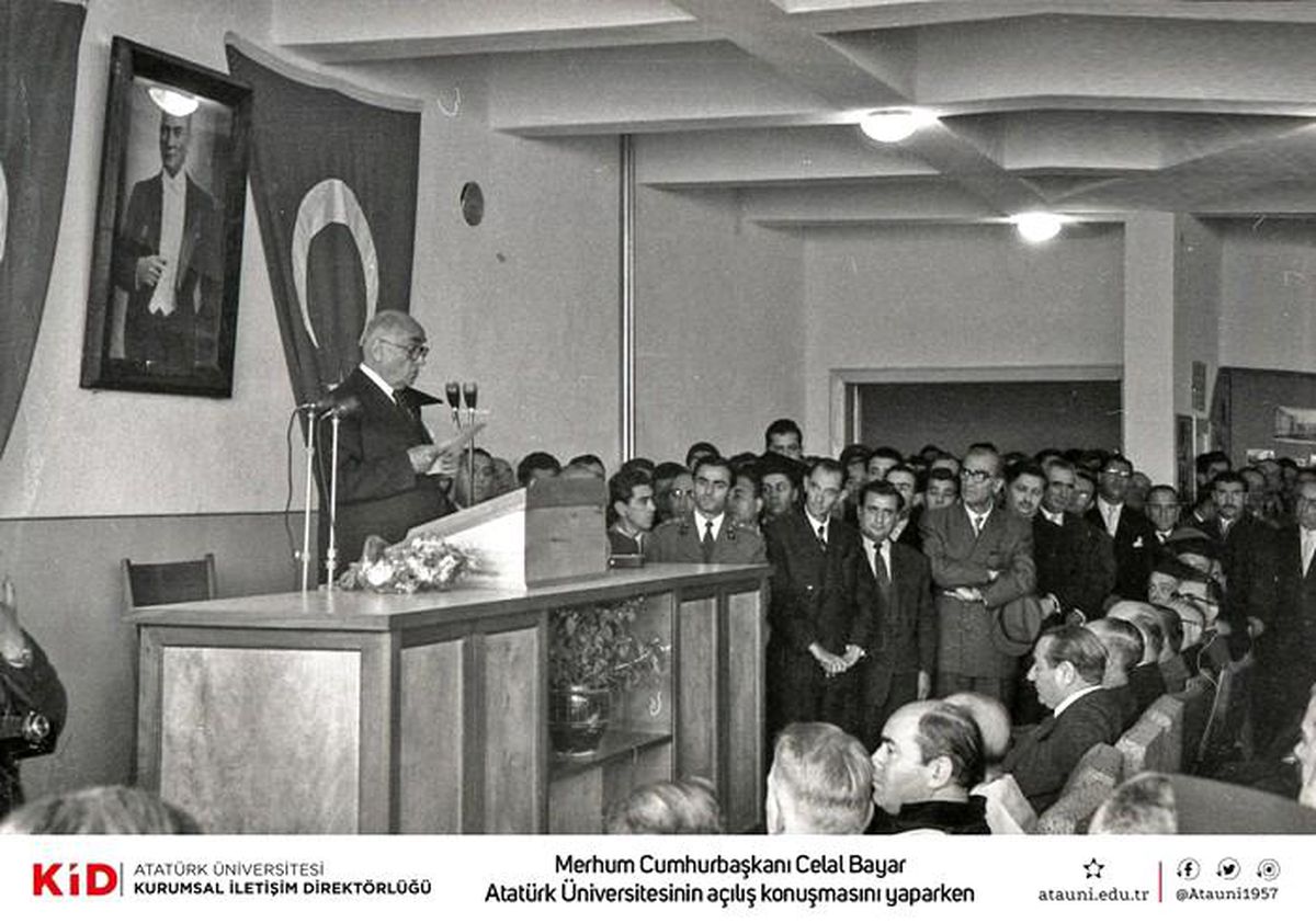 Atatürk üniversitesi 64 yaşında