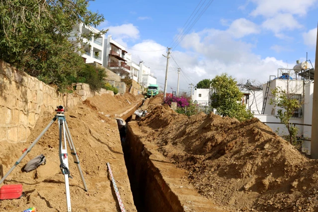 Bodrum'da Kanalizasyon Hattının 72 Kilometresi Tamamlandı