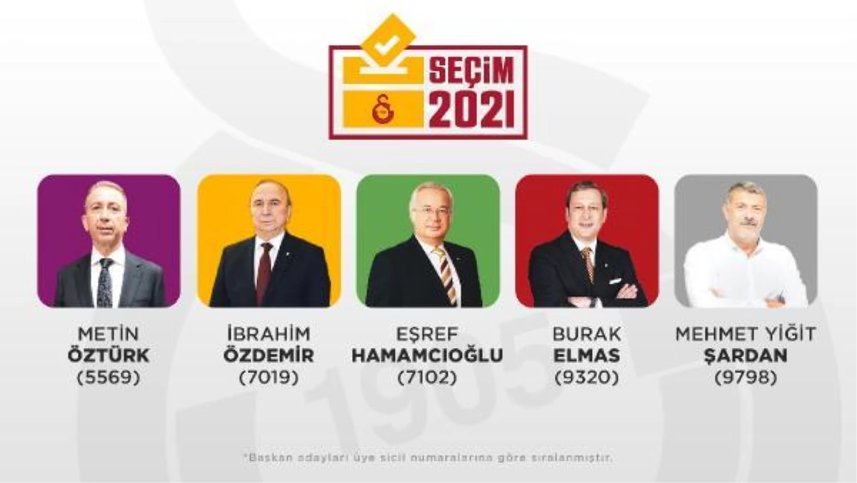 Galatasaray\'da başkan adayları için renk seçimi yapıldı