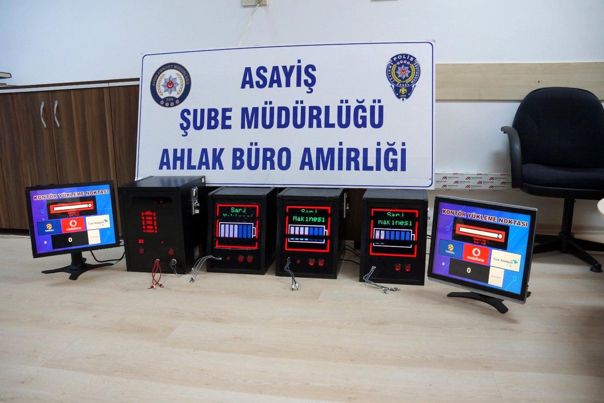 Kumar makinesi sevkini Aydın polisi önledi