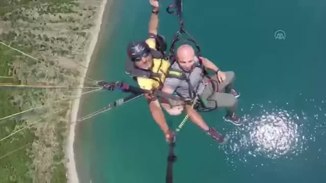 Mavi ve yeşilin buluştuğu Uçmakdere adrenalin tutkunlarını ağırlıyor