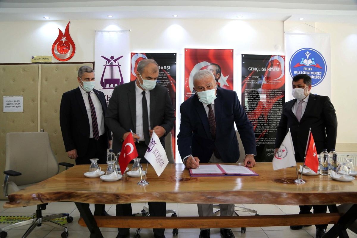 Başkan Atay\'dan kursiyerlerin gelir elde edebilmelerine katkı