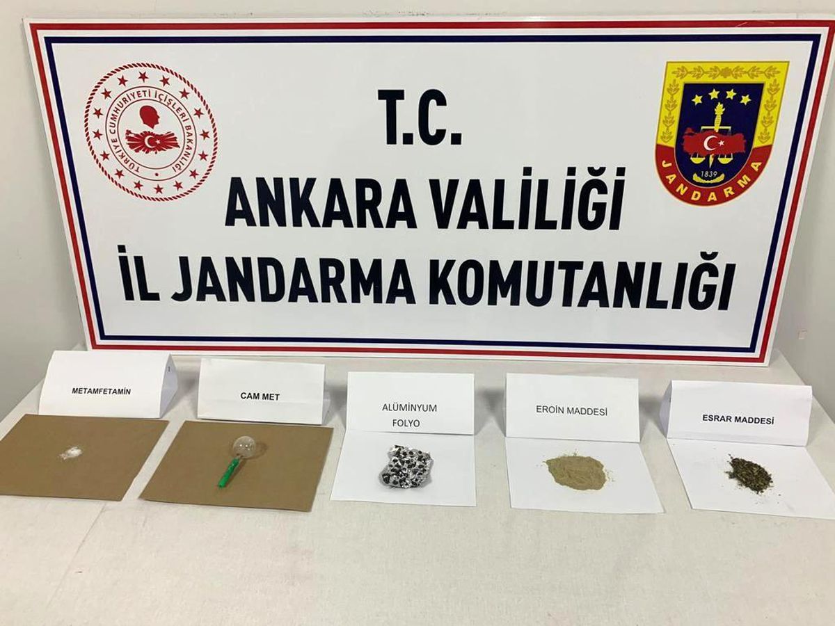 Son dakika haber... Başkent\'te düzenlenen uyuşturucu operasyonlarında 8 kişiye gözaltı