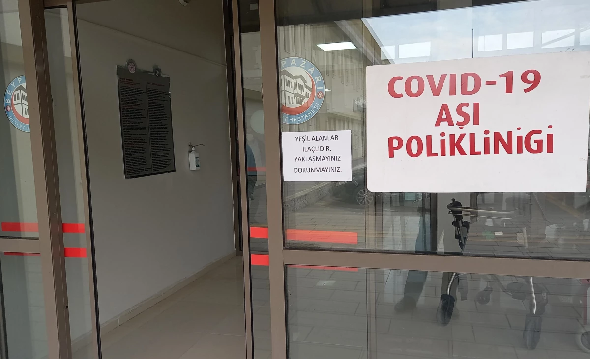 Beypazarı Devlet Hastanesinde günde bin 500 kişiye Kovid-19 aşısı yapılabilecek
