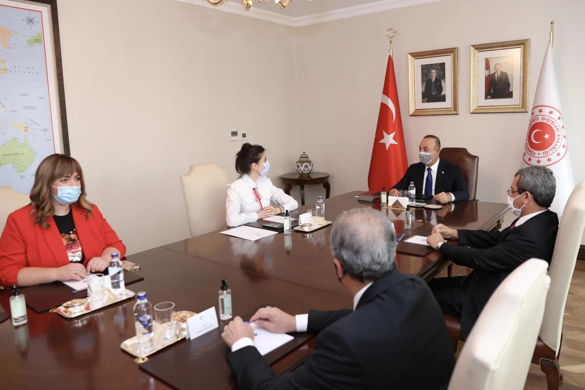 Dışişleri Bakanı Çavuşoğlu, AKPM Ukrayna Delegasyonu Başkanı Mezentseva ile görüştü