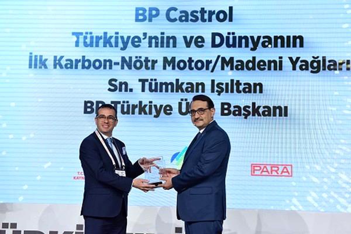 Enerji ve Tabii Kaynaklar Bakanlığı\'ndan Castrol\'e ödül