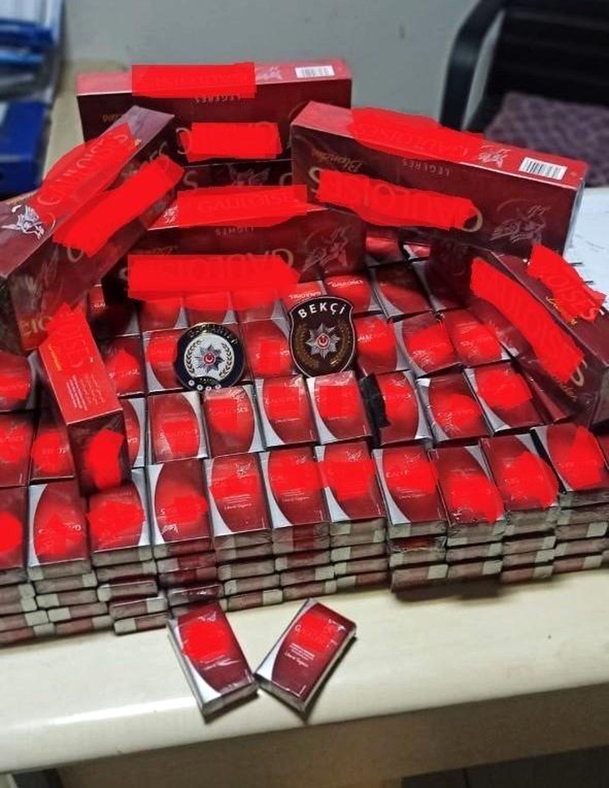 Gaziantep\'te 417 paket kaçak sigara ele geçirildi