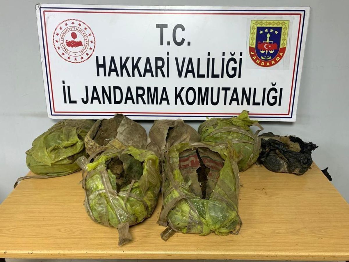 Hakkari\'de 49 kilo esrar ele geçirildi