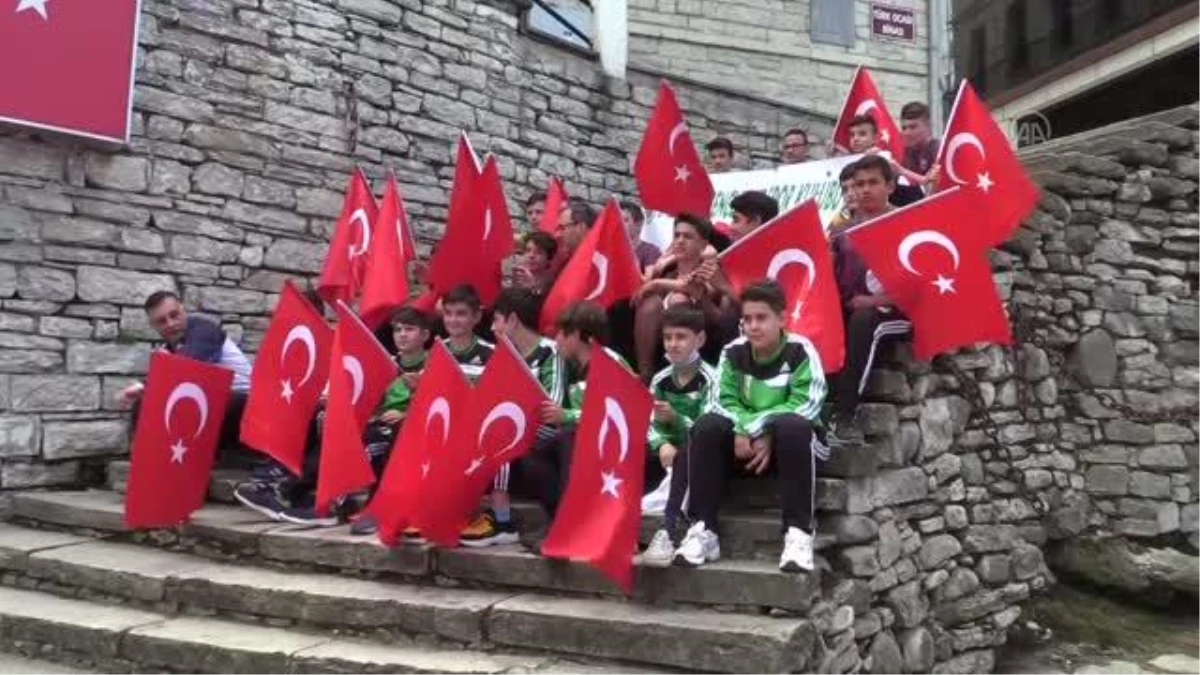 KASTAMONU - (DRONE) Bakan Kasapoğlu, "Atatürk ve İstiklal Yolu Yürüyüşü"ne katıldı