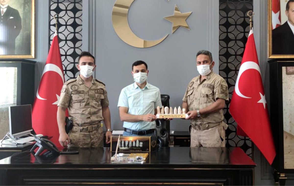 Narince Karakol Komutanı Öçal, geçici görev için Suriye\'ye gitti