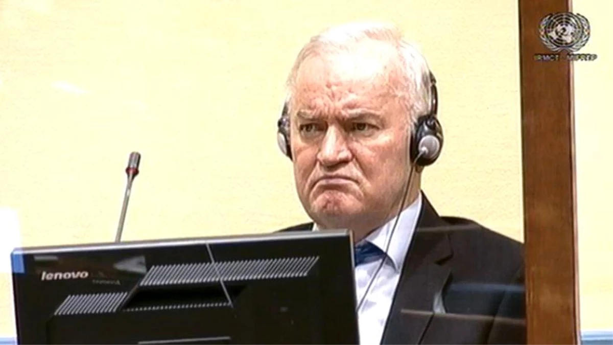 Mladiç: Eski Bosnalı Sırp general Ratko Mladiç\'e verilen ömür boyu hapis cezası onandı
