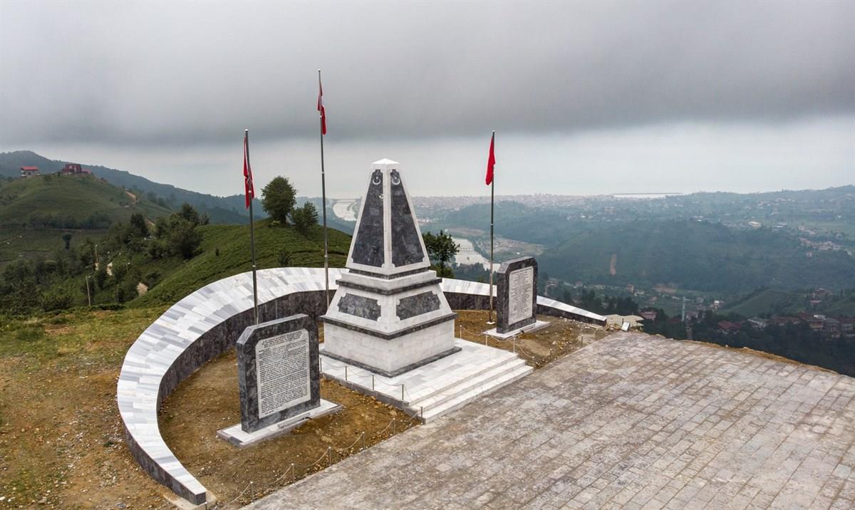 Rize\'de "Pazar Sahil Müfrezesi Şehitliği" tamamlandı