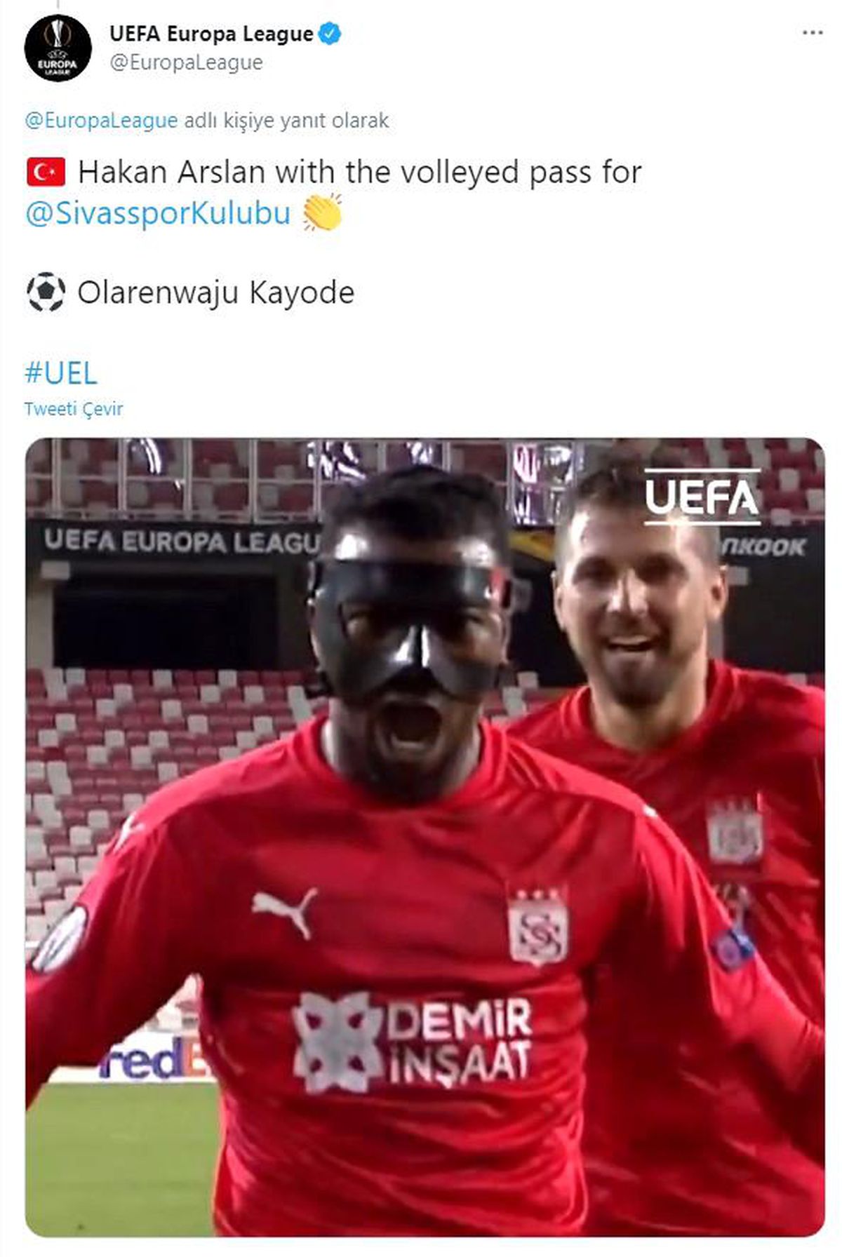 UEFA\'dan Sivasspor hatırlatması