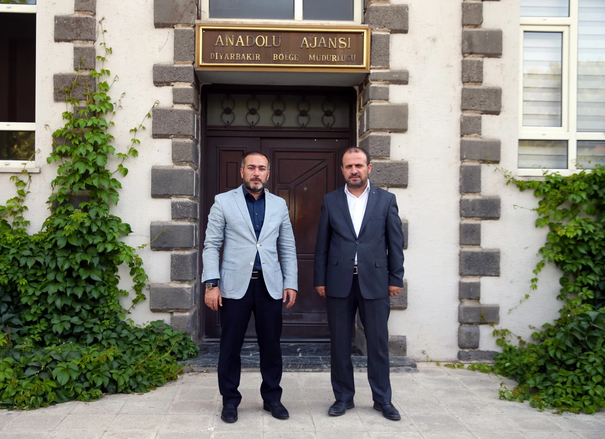 AK Parti Diyarbakır İl Başkanı Aydın, AA Diyarbakır Bölge Müdürü Gültekin\'i ziyaret etti