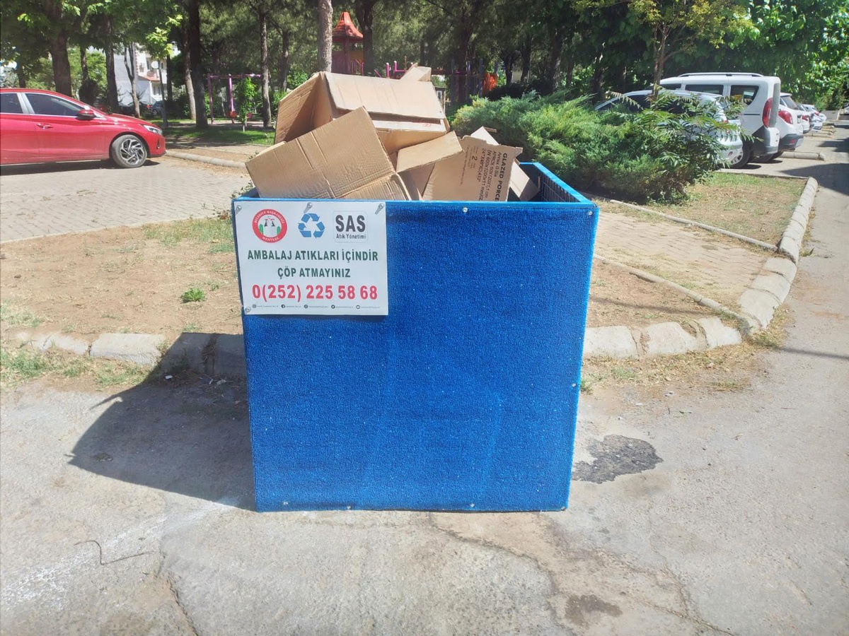 Eskiyen sepetler yenileriyle değiştiriliyor