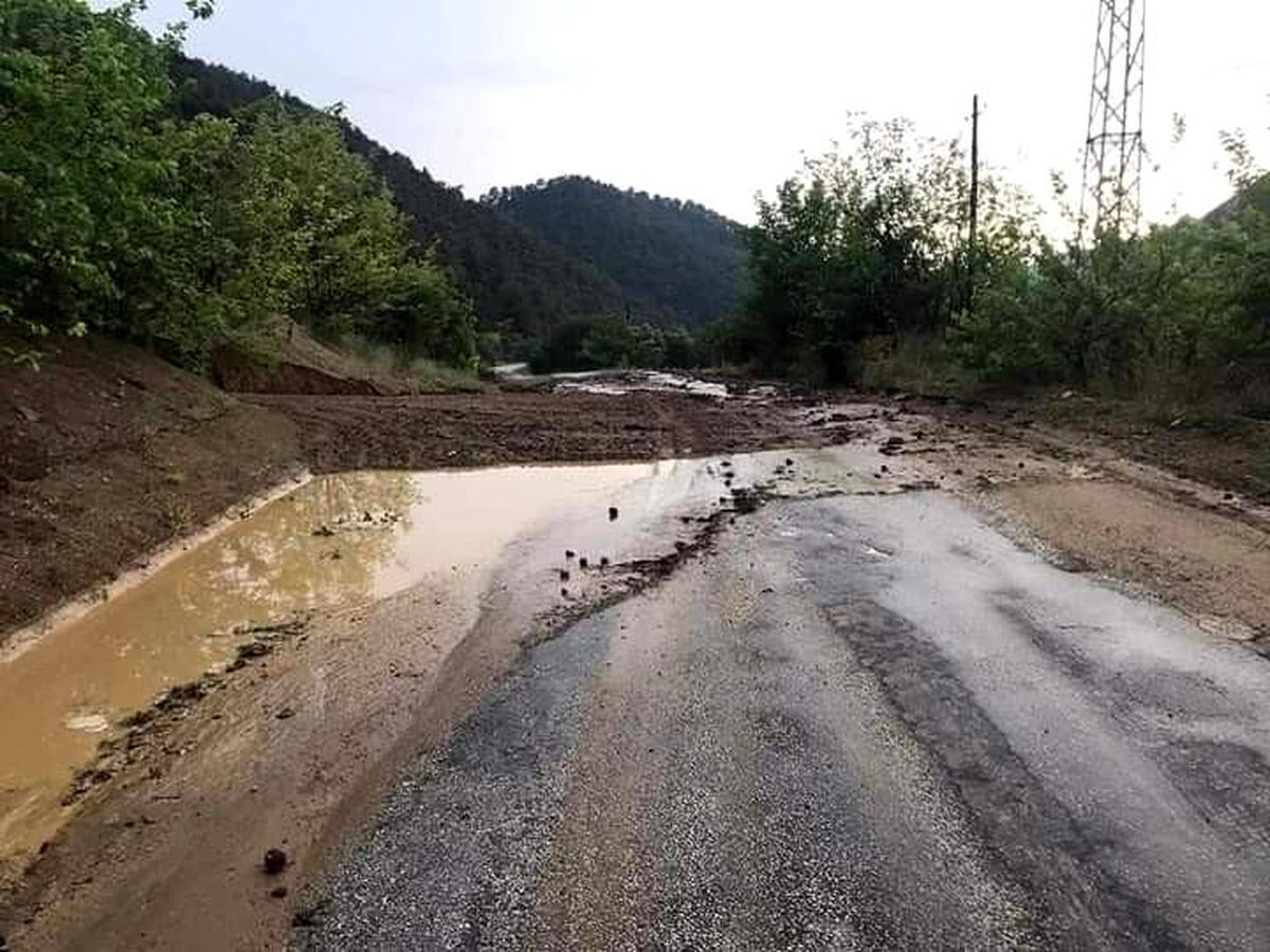 İnhisar\'da sel baskını yaşandı