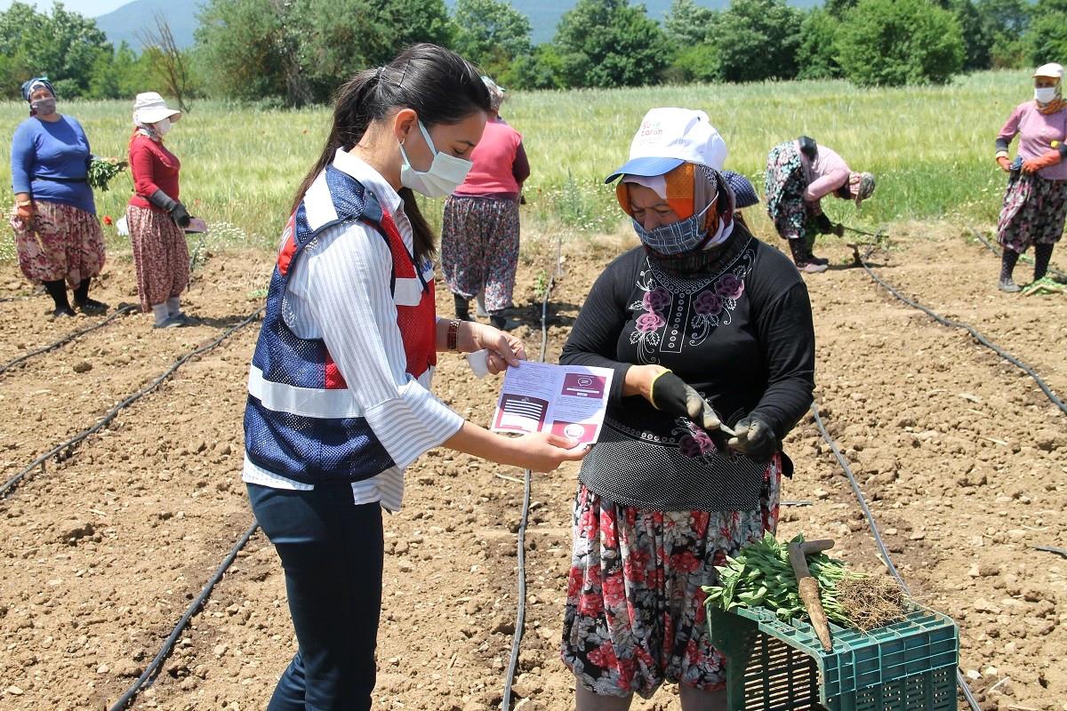 Son dakika yaşam: Jandarma ekiplerinden KADES uygulaması tanıtımı