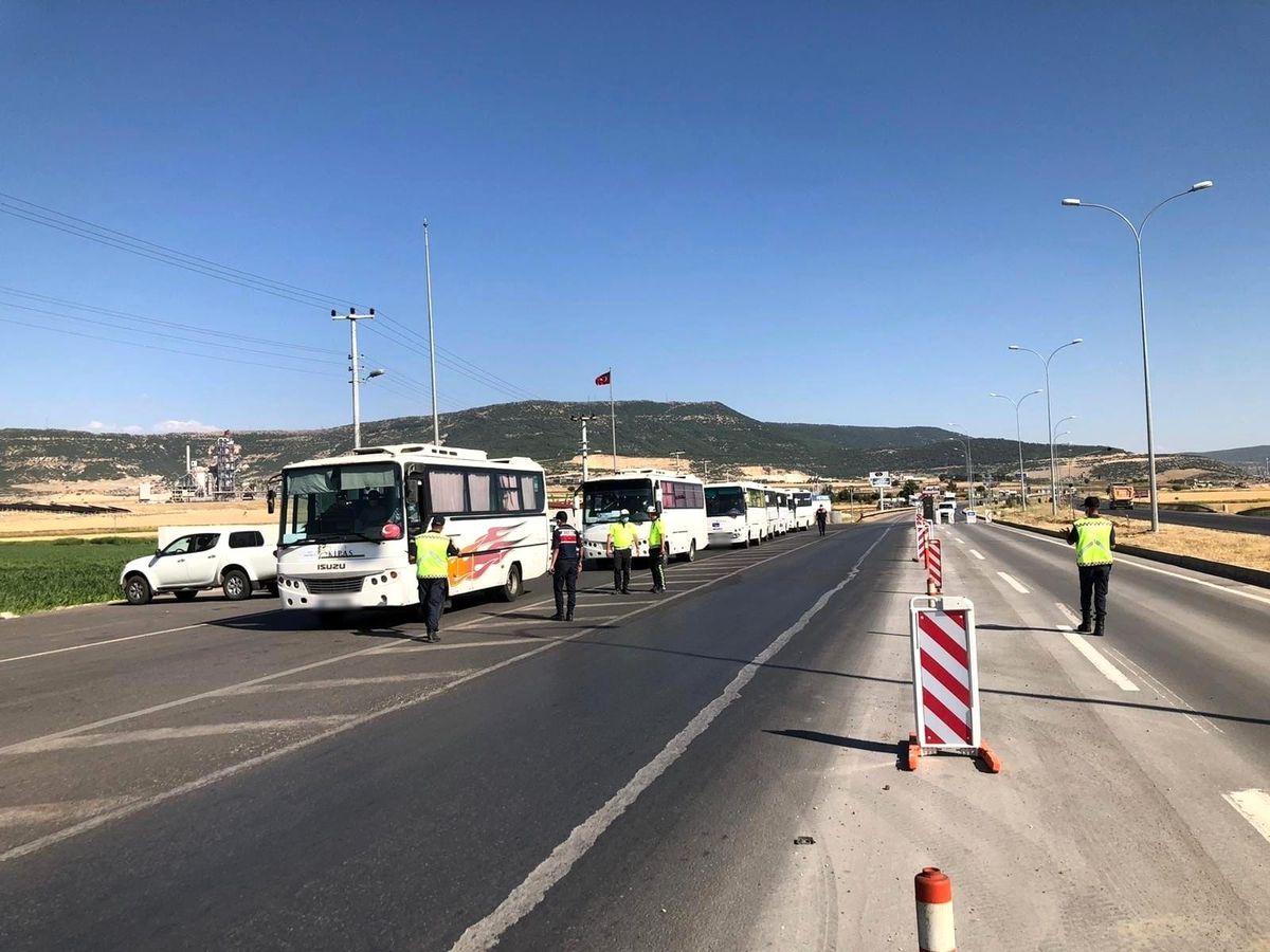 Kahramanmaraş\'ta servis araçları denetlendi