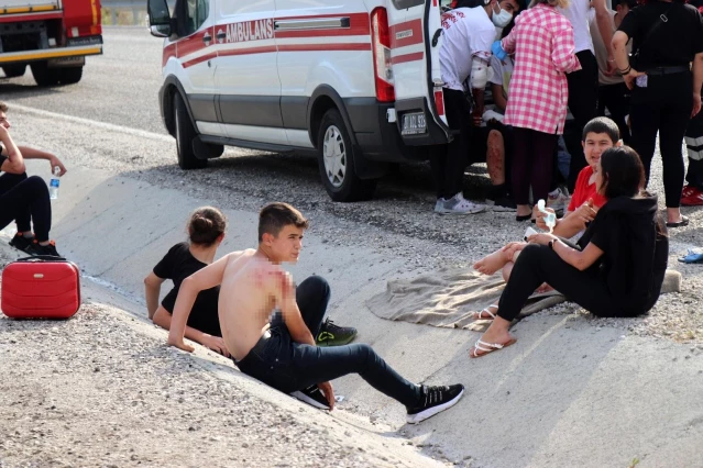 Lösemili öğrencileri taşıyan tur otobüsü devrildi: 4'ü ağır 15 yaralı