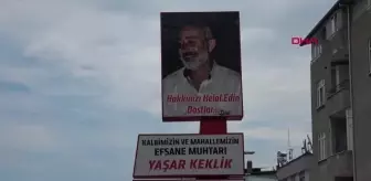 SAMSUN SEDANUR, VEFAT EDEN BABASININ MUHTARLIK BAYRAĞINI DEVRALDI