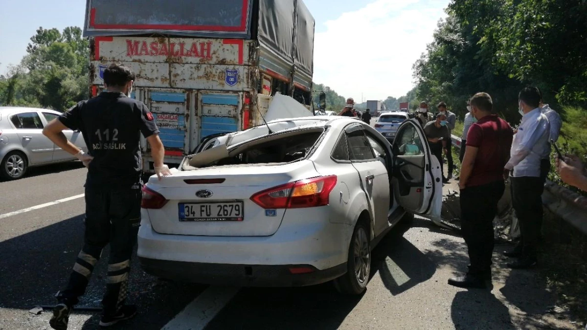 TEM Otoyolu\'nda iki ayrı kazada 2 kişi öldü