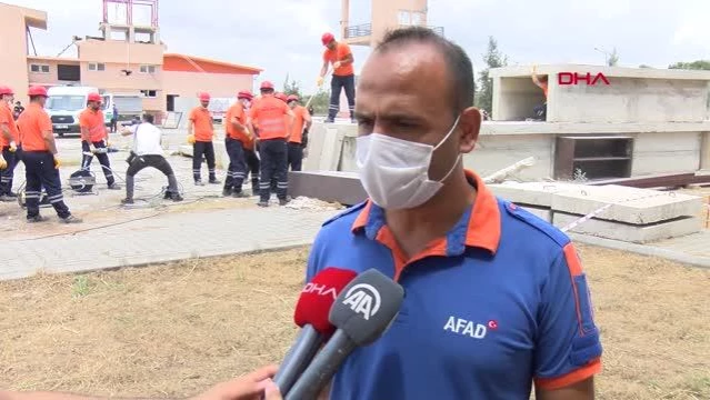 Adana'da 250 kişilik personelle deprem tatbikatı