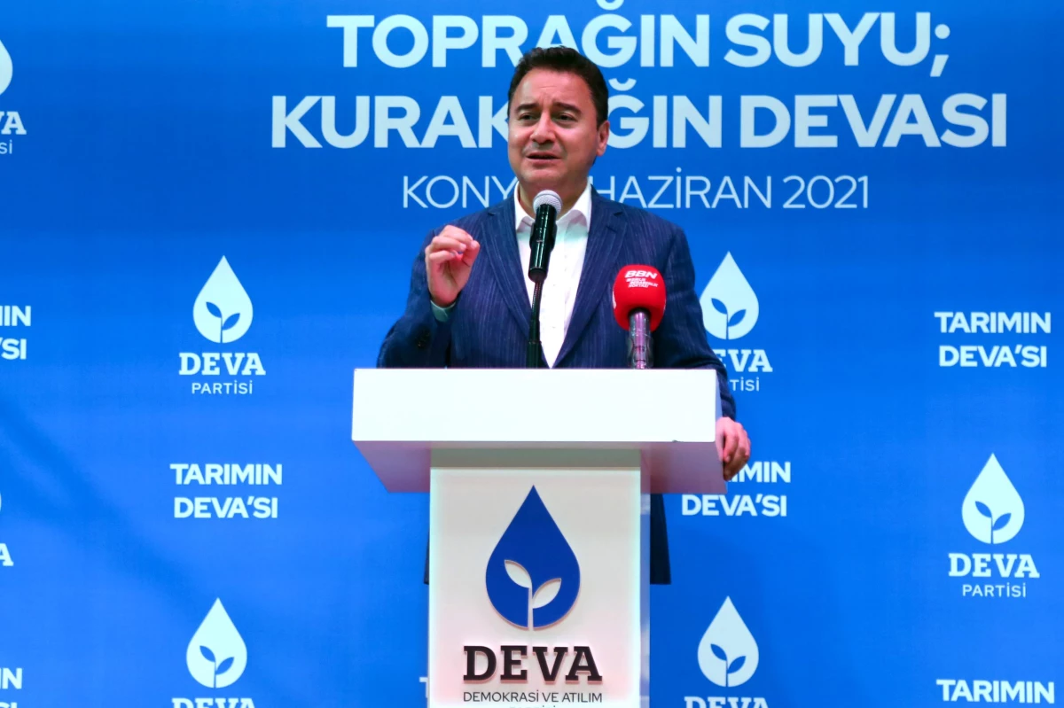 DEVA Partisi Genel Başkanı Ali Babacan, Konya\'da tarım toplantısında konuştu