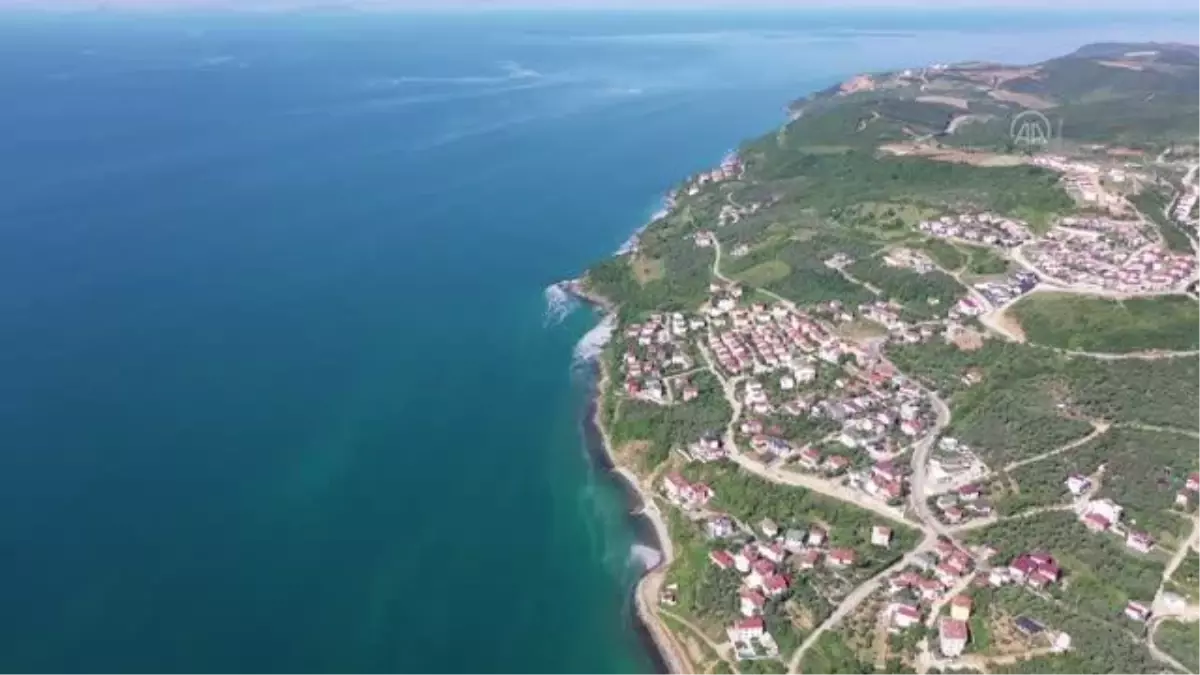 (DRONE) Müsilaj kıyı ve açık denizde yer yer etkisini sürdürüyor (2)