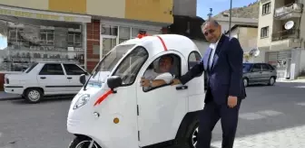 Engelli vatandaşa elektrikli motor jesti