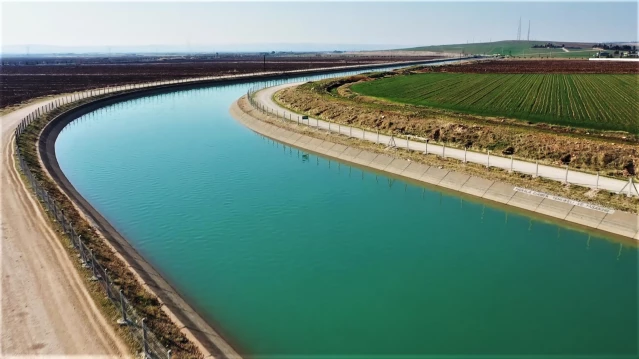 ŞANLIURFA - Fırat'ın suyu Mardin'in bereketli topraklarıyla buluşacak (1)