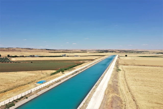 ŞANLIURFA - Fırat'ın suyu Mardin'in bereketli topraklarıyla buluşacak (1)