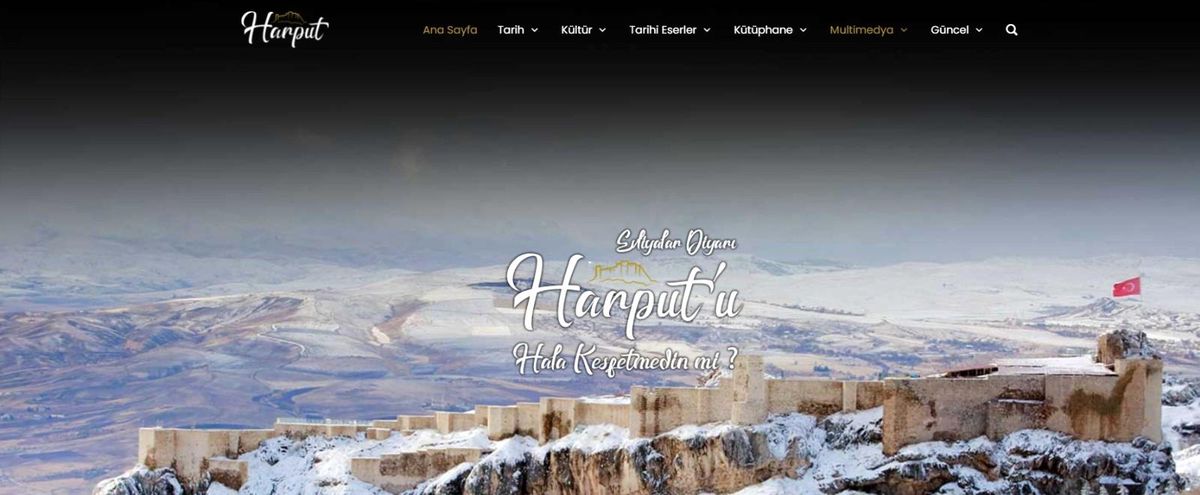 Harput\'un tarihi dijital ortama taşındı