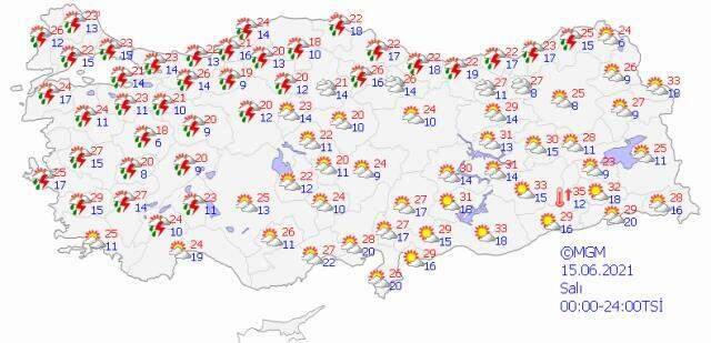 Meteoroloji bölge bölge uyardı! Şemsiyeleri yanınıza almayı unutmayın, sağanak yağış geliyor