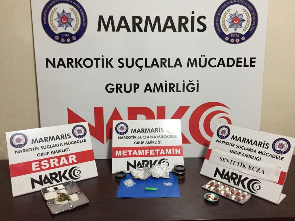 Muğla\'daki uyuşturucu operasyonunda 2 zanlı yakalandı